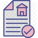 Estate Contract  Icon