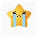 Emoji de estrella llorando  Icono