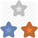 Estrellas Tres Estrella Icono