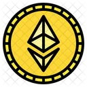 Ethereum Eth Coin Crypto Digital Money Cryptocurrency アイコン