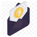 Ethereum Mail Cryptocurrency Crypto アイコン