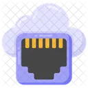 Cloud Port Ethernet Cloud Cloud Network Port アイコン