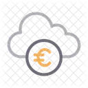 Euro Cloud Speicher Symbol