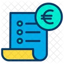 Receipt Invoice Bill Icon