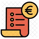 Receipt Invoice Bill Icon