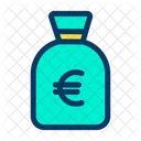 Bag Euro Money Icon