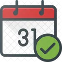 Event Calendar Check Icon