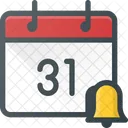 Evento Calendario Alarma Icono