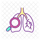 Examen de los pulmones  Icono