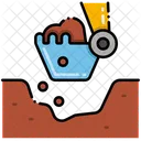 Excavation Equipment Work Icon