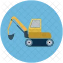 Excavator Construction Heavy Icon