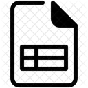 Excel File Format Icon
