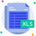 Excel Xls Document アイコン