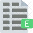 Excel File Google Icon