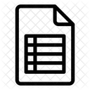 Excel File New Excel File Spreadsheet Icon
