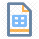 Excel File  Icon