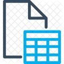 Excel Sheet Document Excel Icon