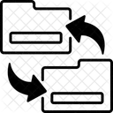 Exchange Files Share Transfer Icon