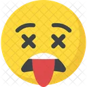 Tired Exhausted Emoji Icon