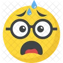 Tired Exhausted Emoji Icon