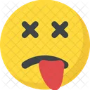 Tired Exhausted Emoji Icon