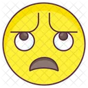 Exhausted Emoji Exhausted Expression Emotag Icon