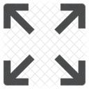 Maximize Arrow Alignment Tool Icon