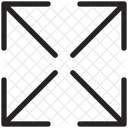Expand Screen Arrows Icon