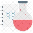 Experimento De Laboratorio Investigacion De Laboratorio Matraz Conico Icono