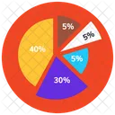 Exploded Graph Exploded Chart Graphical Presentation Icône