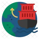 Export Shipping Chinaandustradewar Icon