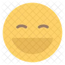 Flat Expression Smile Icon