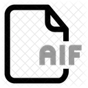 Extensión de archivo aif  Icono