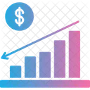 Burndown Grafico Tarefa Ícone