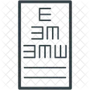 目、テスト、チャート アイコン