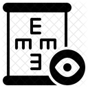 Eye Examination Chart Optometrist Ophthalmology Icon