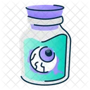 Eye In Jar Eyeball Glass Icon