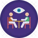 Eye Security Business Meeting Meeting Icon