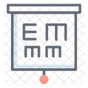 Eyesight Check Up Ophthalmologist Check Vision Icon