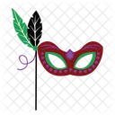 Mardi Grass Face Mask Mask Symbol