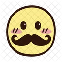 Face With Moustache  Icon