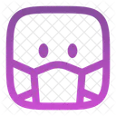 Facemask square  Icon