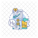 Hydrogen Facility Energy Symbol