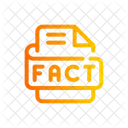 Facts Fact File Format Icon