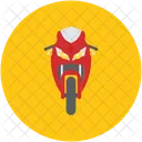 Schwer Fahrrad Motorrad Symbol