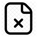 Failed Document File Icon