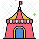 Fair Wheel Amusement Park Fairground Icon