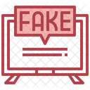 Fake News Smart Tv News Report Icon