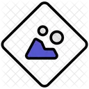 Falling rocks  Icon