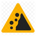 Falling rocks  Icon